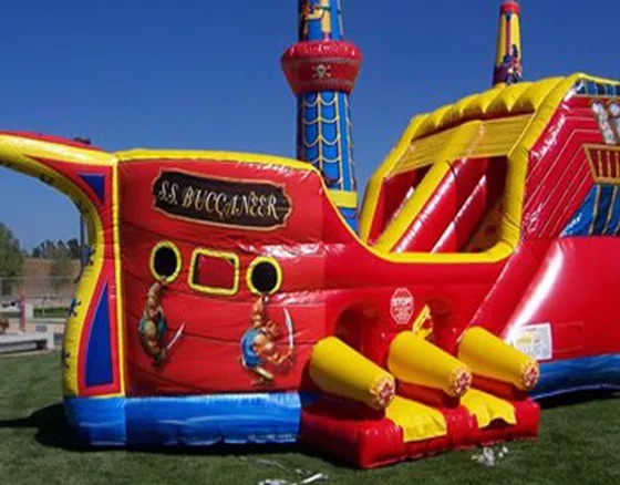 pirate ship  with slide