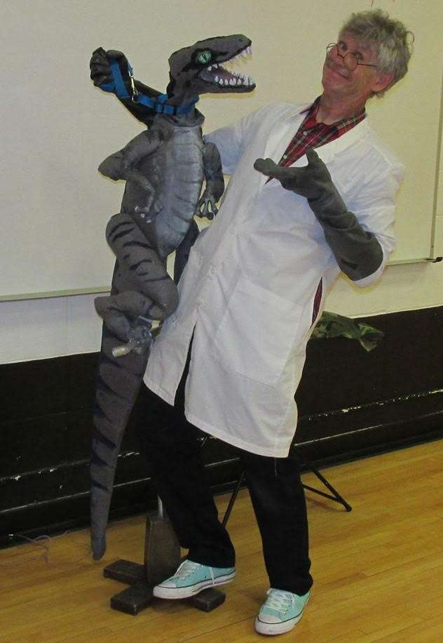 dino puppet show